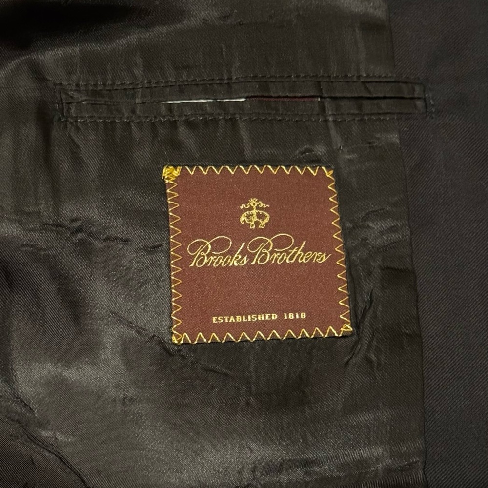 Brooks Brothers Women's Loro Piana Superfine Italian Wool Blazer Gold Buttons 18 - Picture 8 of 9